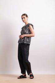 In Print Top- Khol