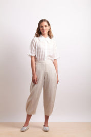 The Ruffles Shirt- White