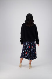 In Transit Alpaca Cardigan- Black