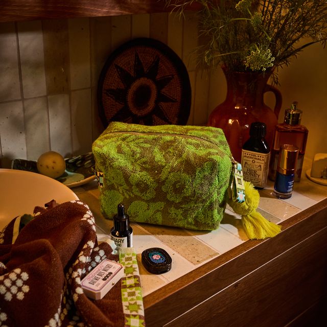 Indiana Large Terry Pouch-Cactus Green