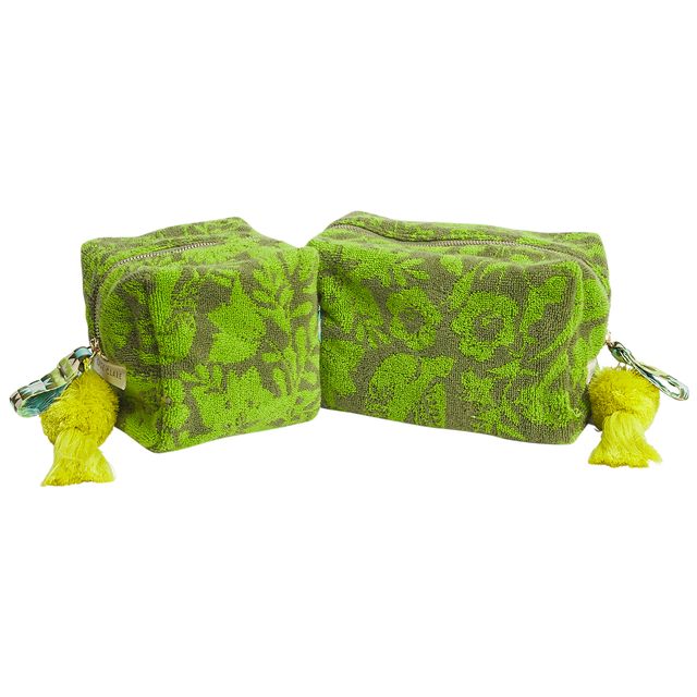 Indiana Large Terry Pouch-Cactus Green