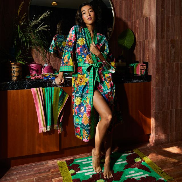 Sage x Clare Ines Cotton Bath Robe