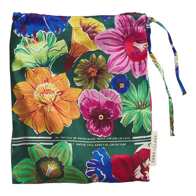 Ines Silk Pillowcase- Verdant