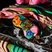 Ines Silk Eye Mask- Verdant