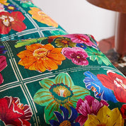 Ines Silk Pillowcase- Verdant