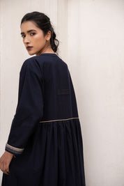 Iris Dress- Navy