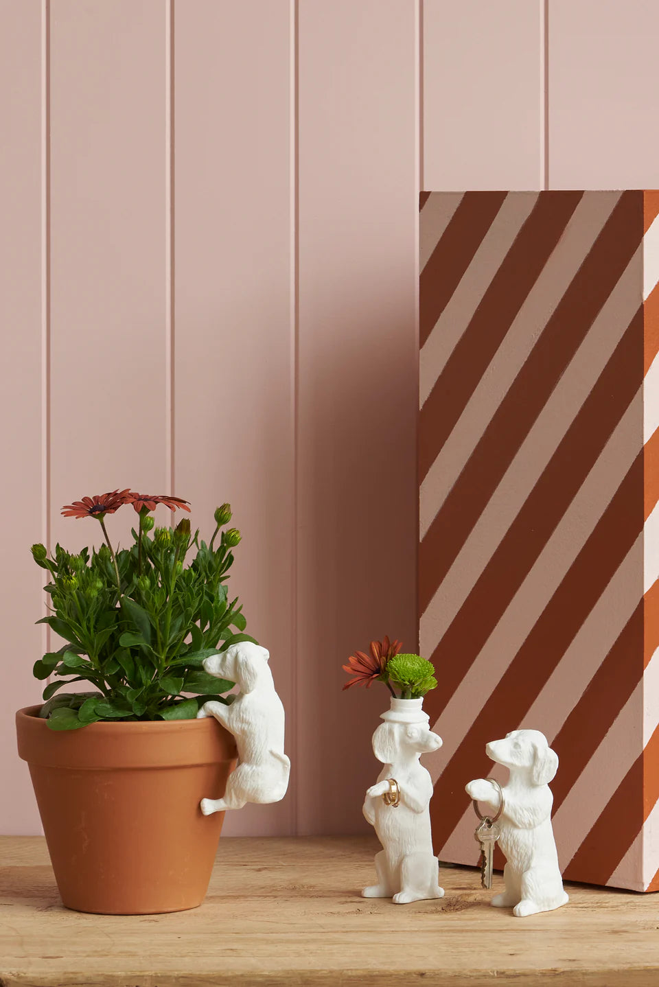 Dashund Dog Key Holder- Bone China