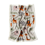 Di Lusso Jungle Safari Sherpa Blanket