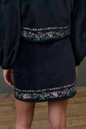 Duras Velvet Jacket- Black