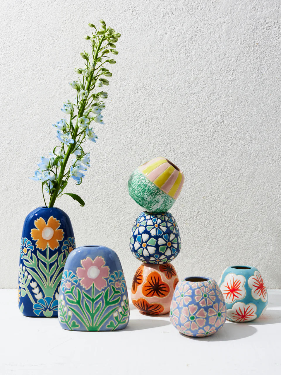 Pollen Daisy Vase- Pink