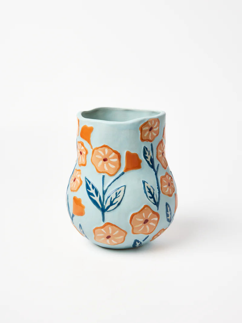 Jones & Co Juniper Vase Blue