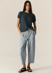 POL Jules Tee in Green/Blue