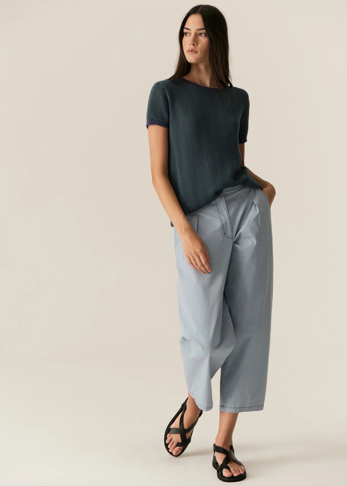 Jules Tee- Green/Blue