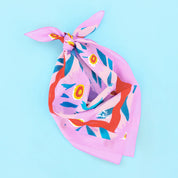 Square Silk Cotton Scarf- Eye See You