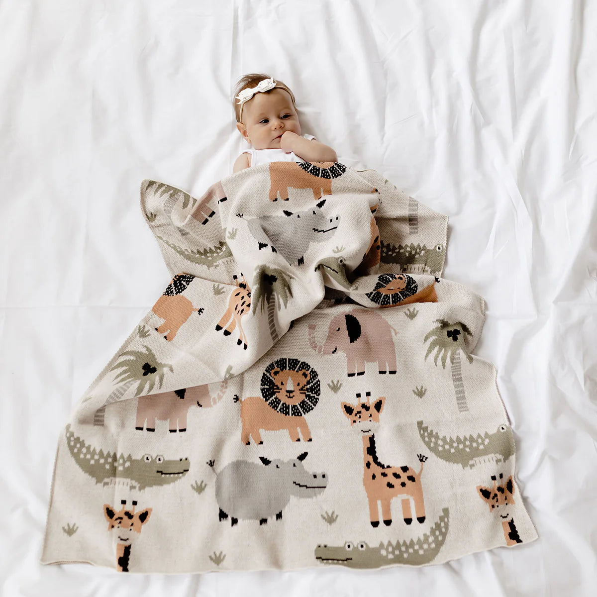 Di Lusso Baby Blanket- Jungle Safari