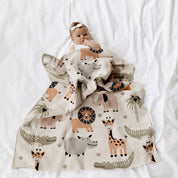 Di Lusso Baby Blanket- Jungle Safari