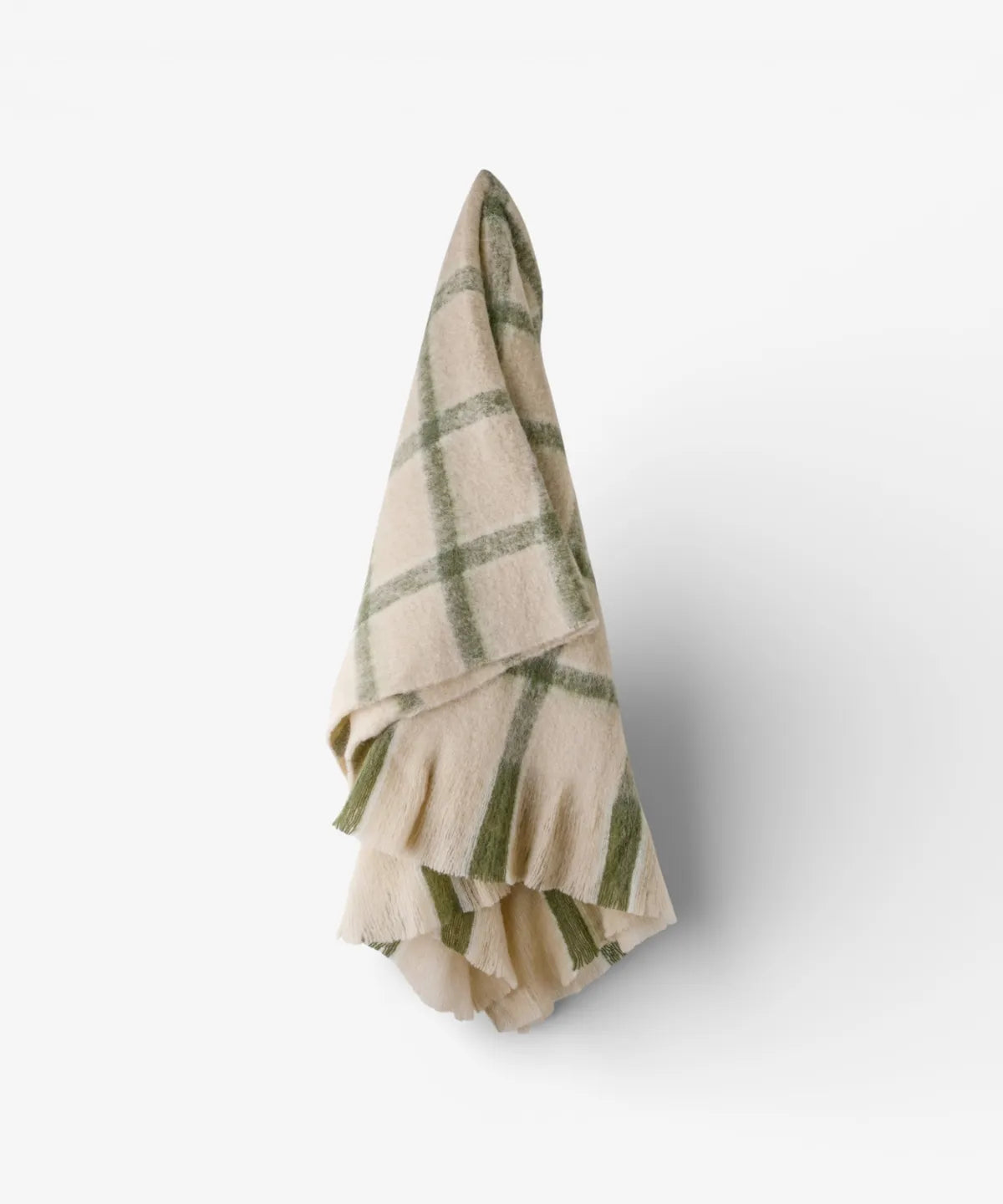 French Country Juniper Check Throw Green