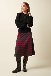 Juno Skirt- Estelle Zigzag