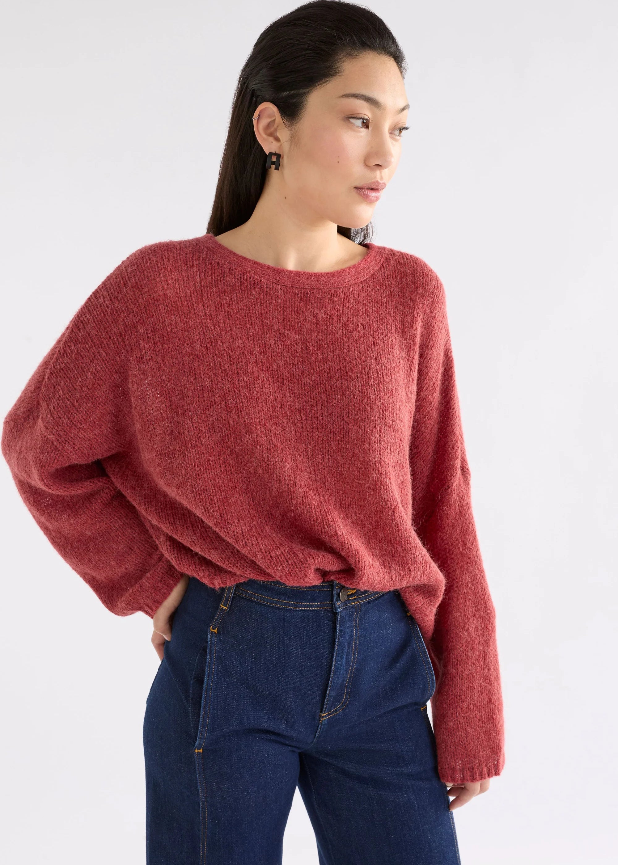 ELK Agna Sweater in Rouge
