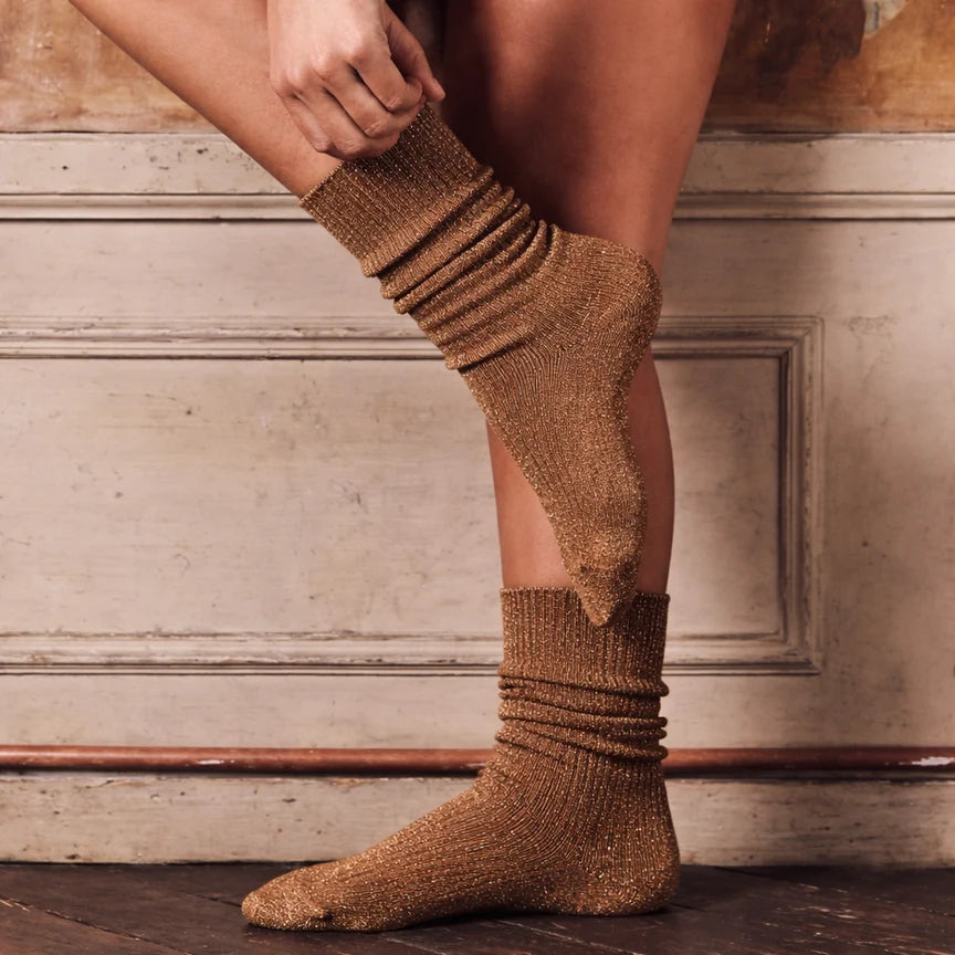 Glitter Lurex Socks
