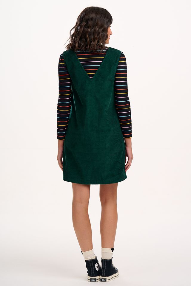 Kacy Tunic Dress- Green Cord