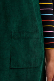Kacy Tunic Dress- Green Cord
