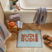 Kanti Waffle Face Washer-Ultramarine