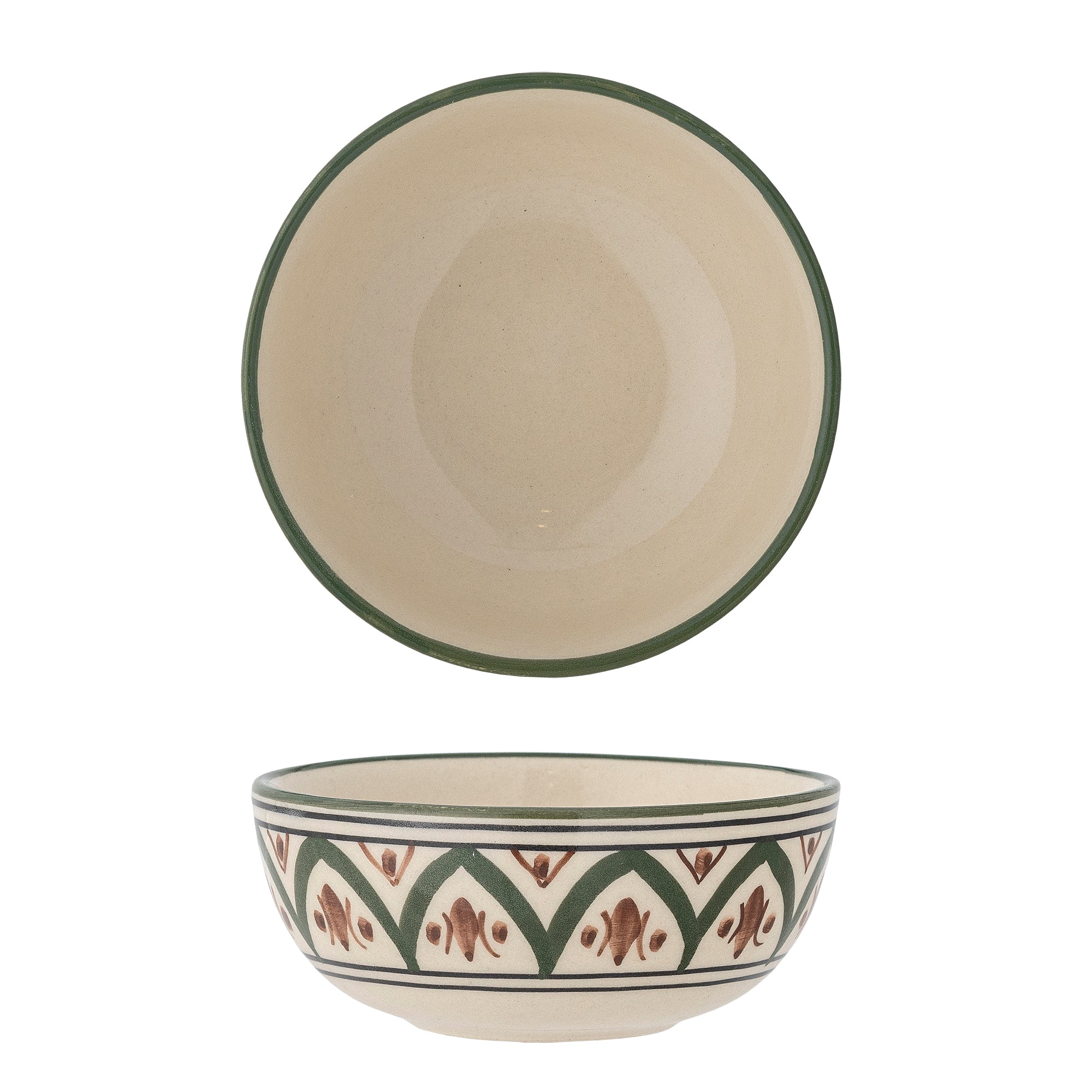 Bloomingville Creative Collection-Karlie Bowl Green-10cm
