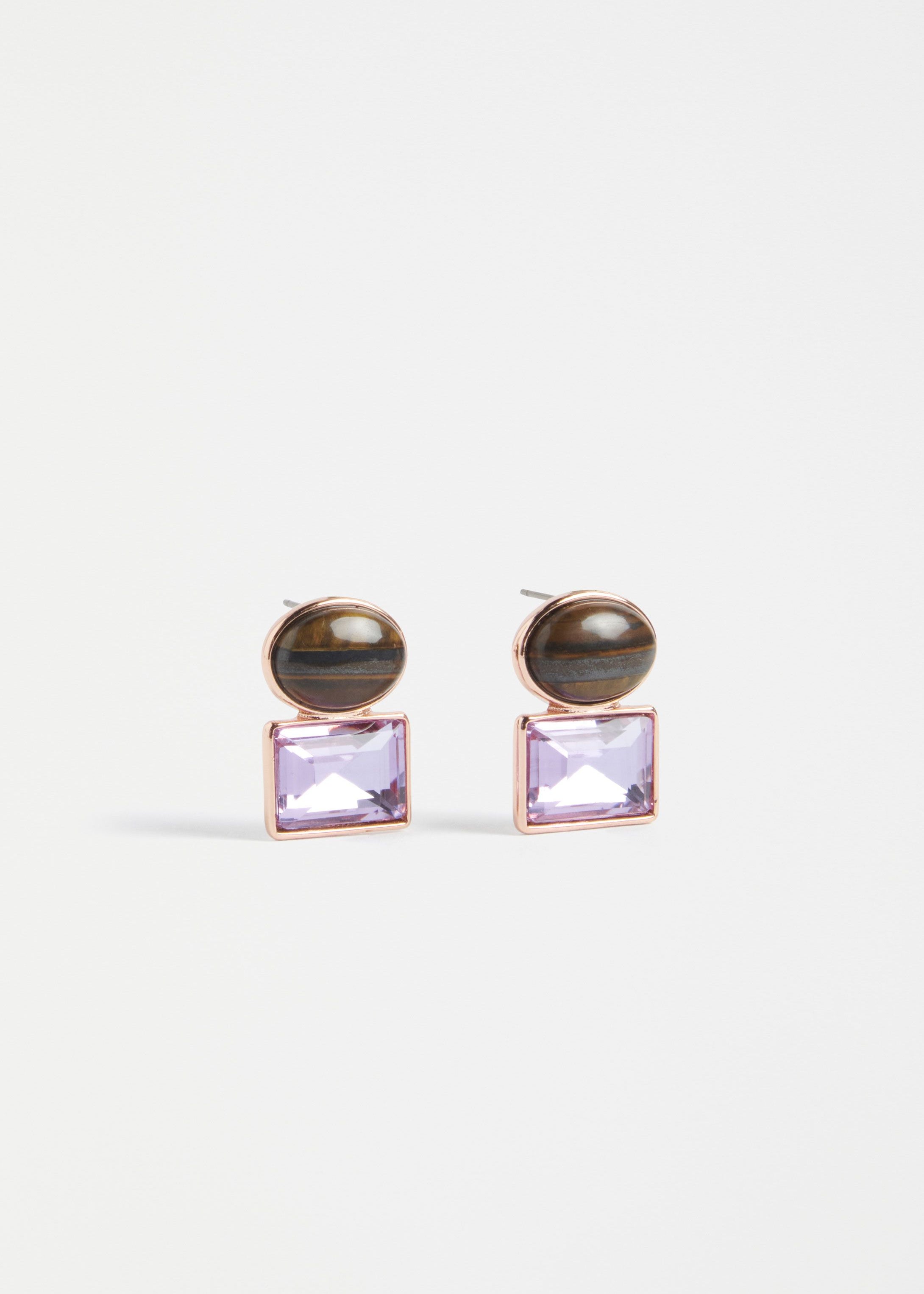 ELK Kempa Earrings- Tigers Eye