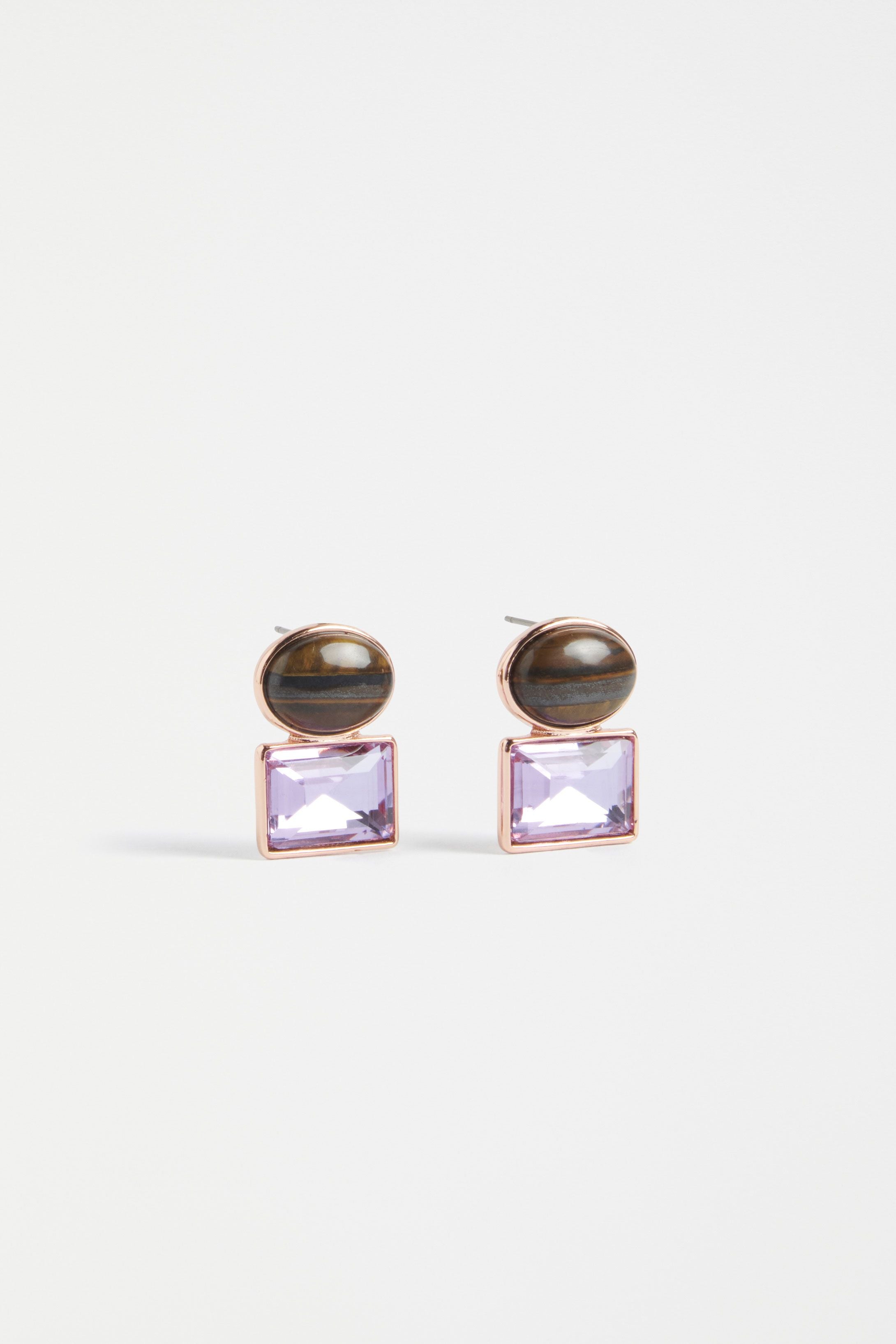 ELK Kempa Earrings- Tigers Eye