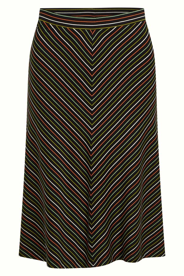 Juno Panel Skirt- Menchini Stripe