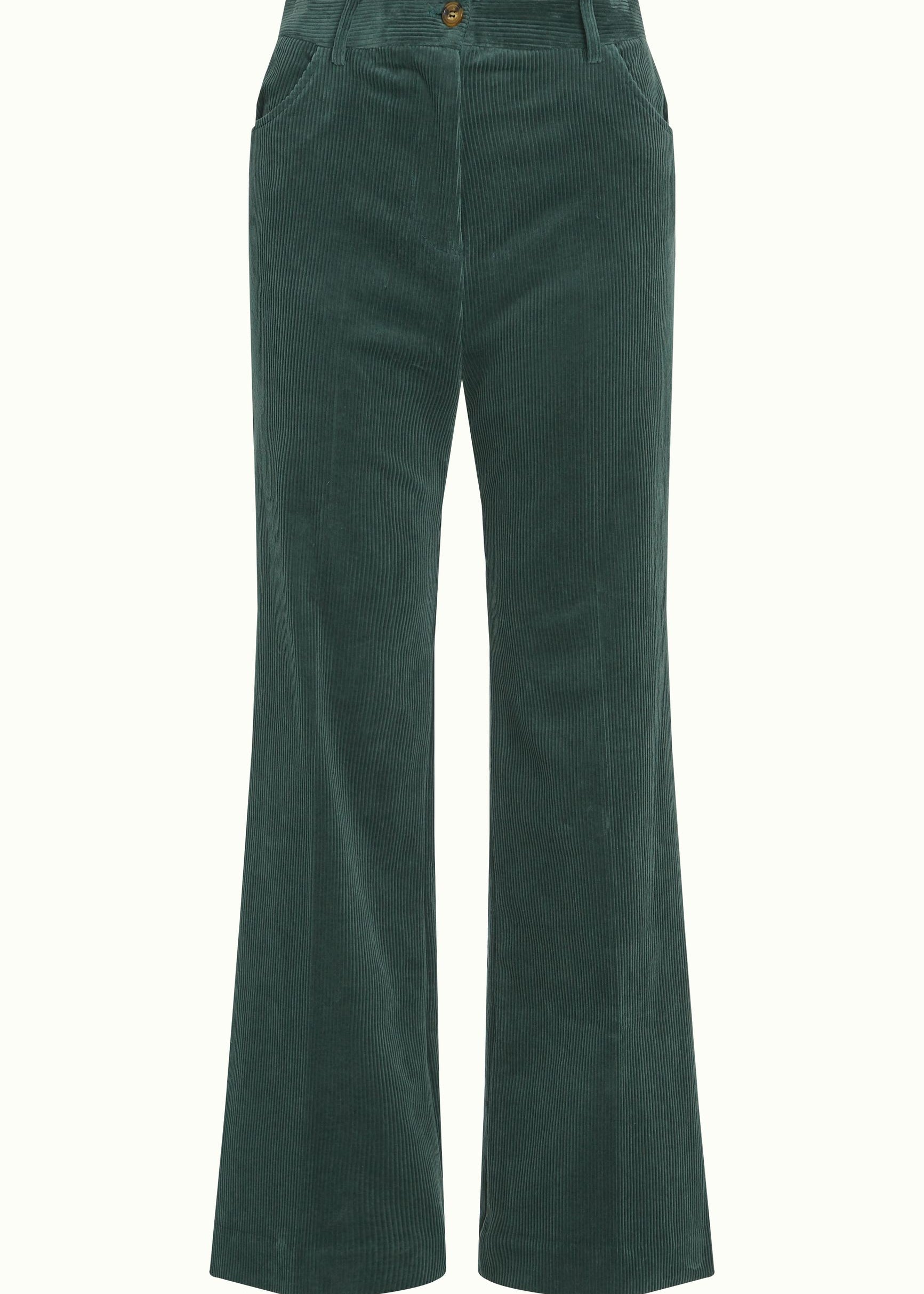 King Louie Marcie Corduroy Pants in Sycamore Green