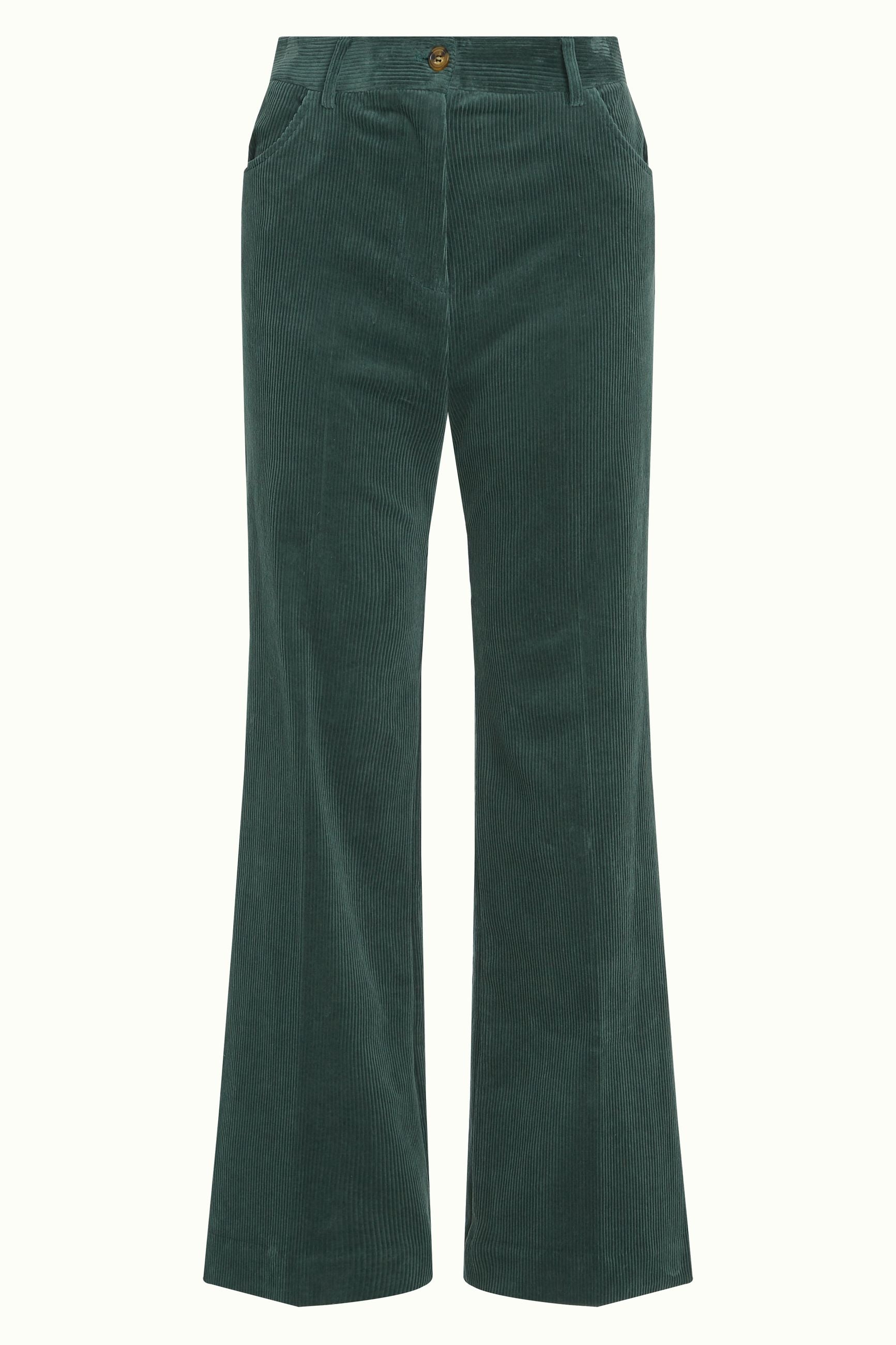 King Louie Marcie Corduroy Pants in Sycamore Green
