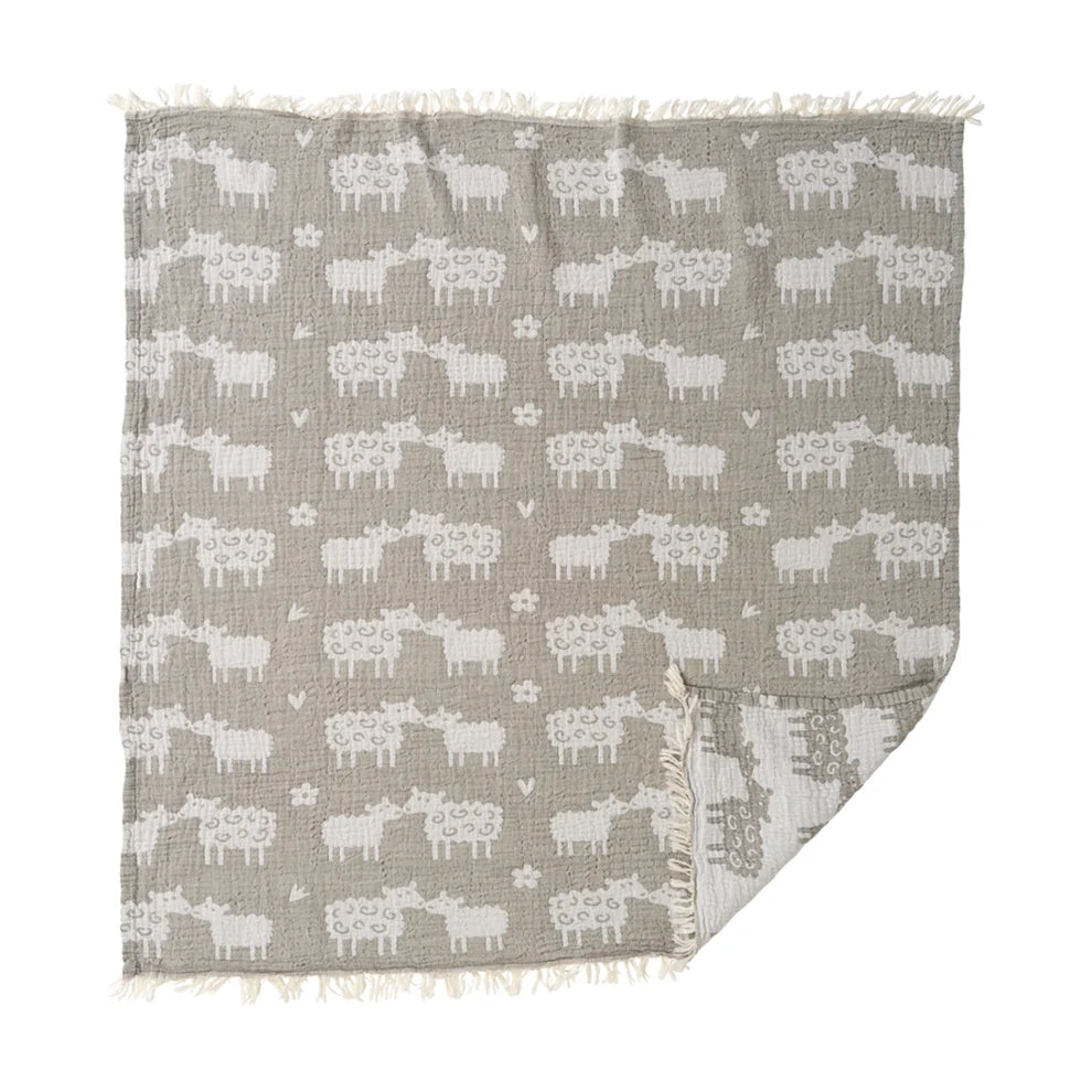 Klippan Baa Baby Muslin Blanket in Natural