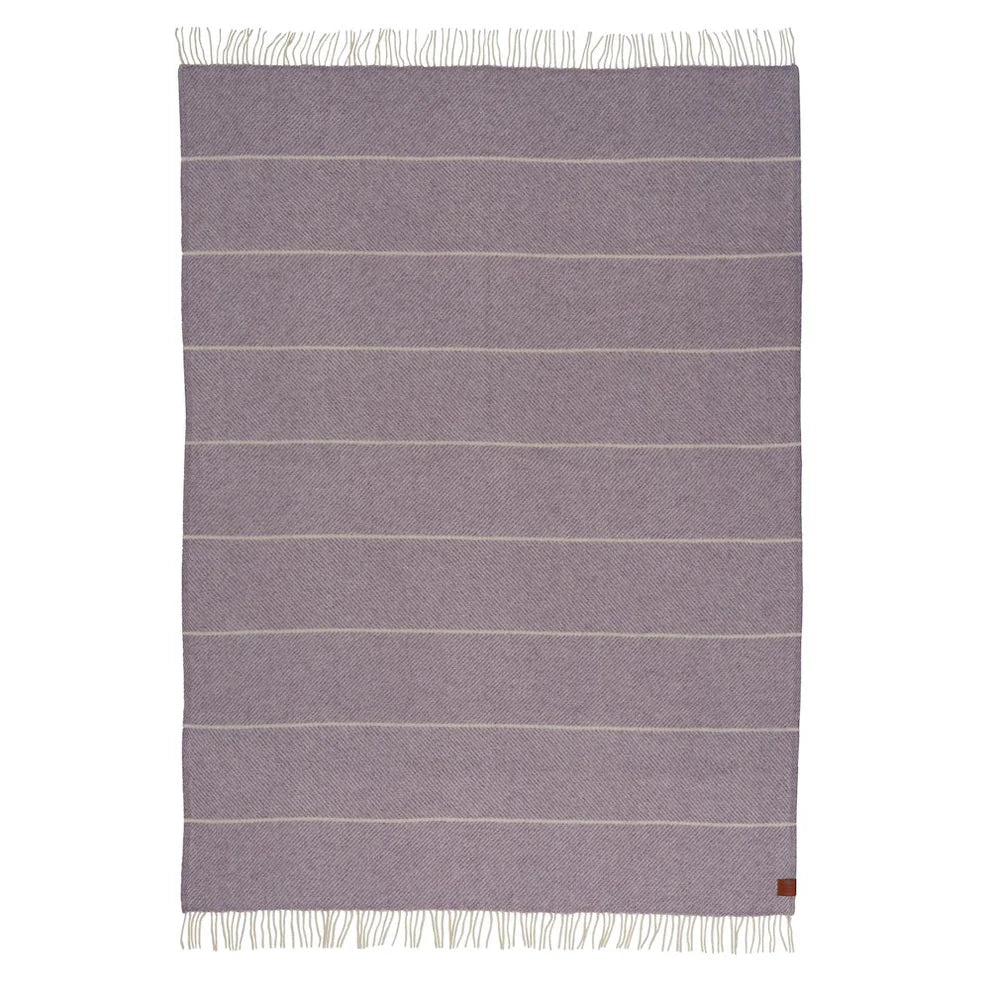 Frank Wool Blanket- Purple