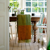 Gotland Check Blanket- Pink