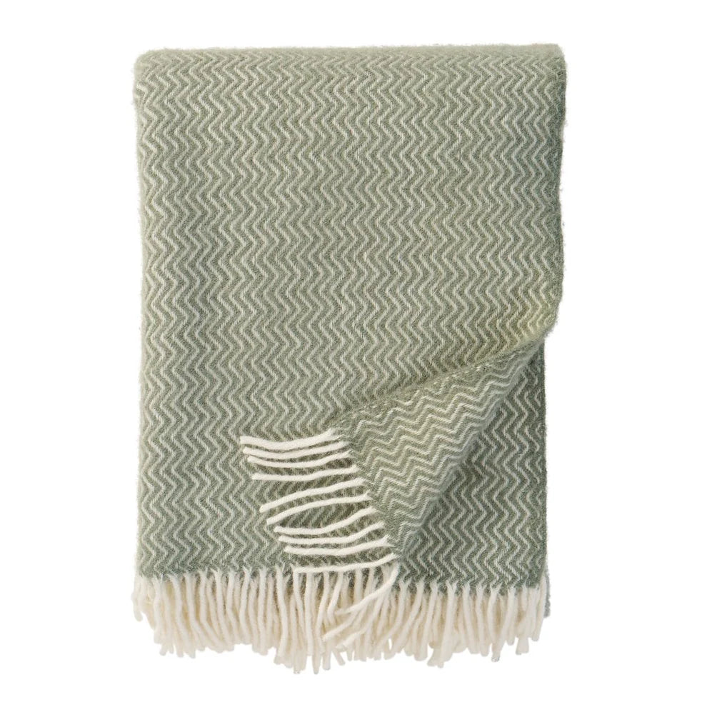 Klippan Sorbet Wool Blanket in Pistachio