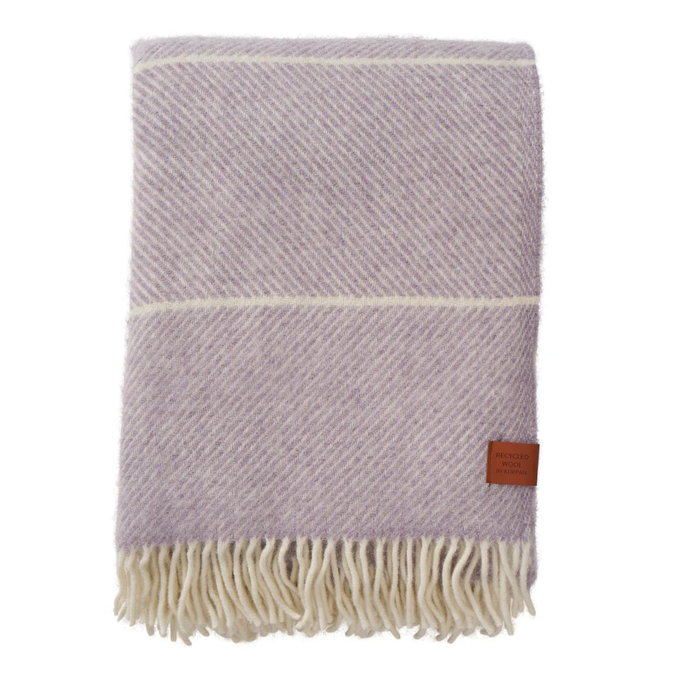 Klippan Frank Wool Blanket in Purple