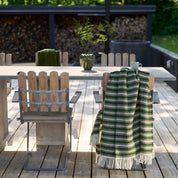 Oscar Eco Wool Blanket-Green