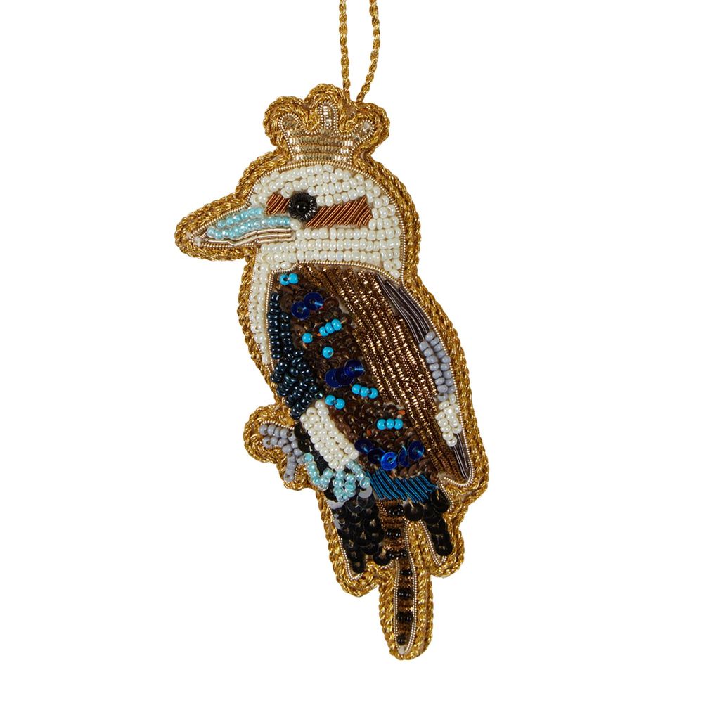 Sequin Hanging Kookaburra Decoration