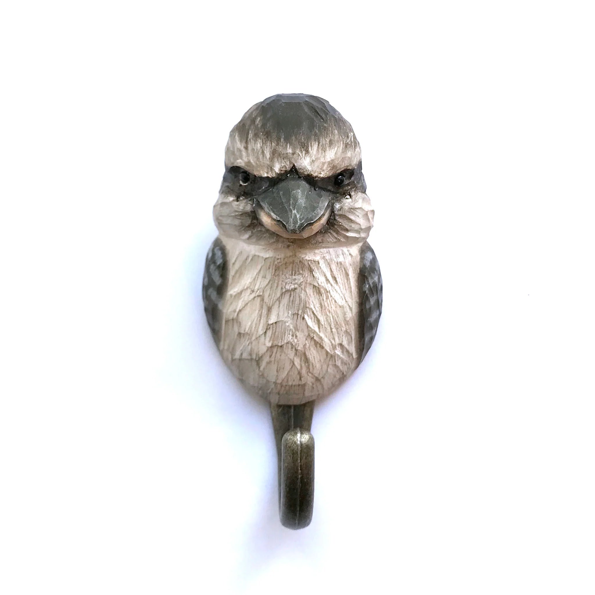 Wildlife Garden Wooden Carved Kookaburra Wall Hook
