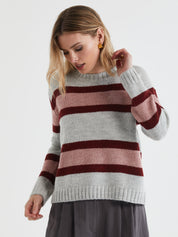 Lofty Stripe Jumper- Marl