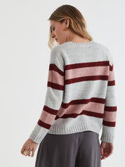 Lofty Stripe Jumper- Marl