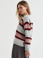 Lofty Stripe Jumper- Marl