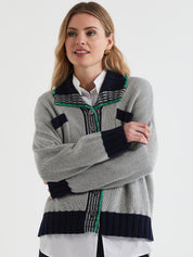 Cotton Jacket- Navy