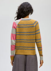 Groove Stripe Cardi- Marl