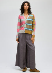 Groove Stripe Cardi- Marl