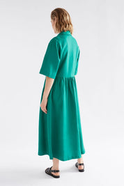 Llinen Light Dress-Deep Teal