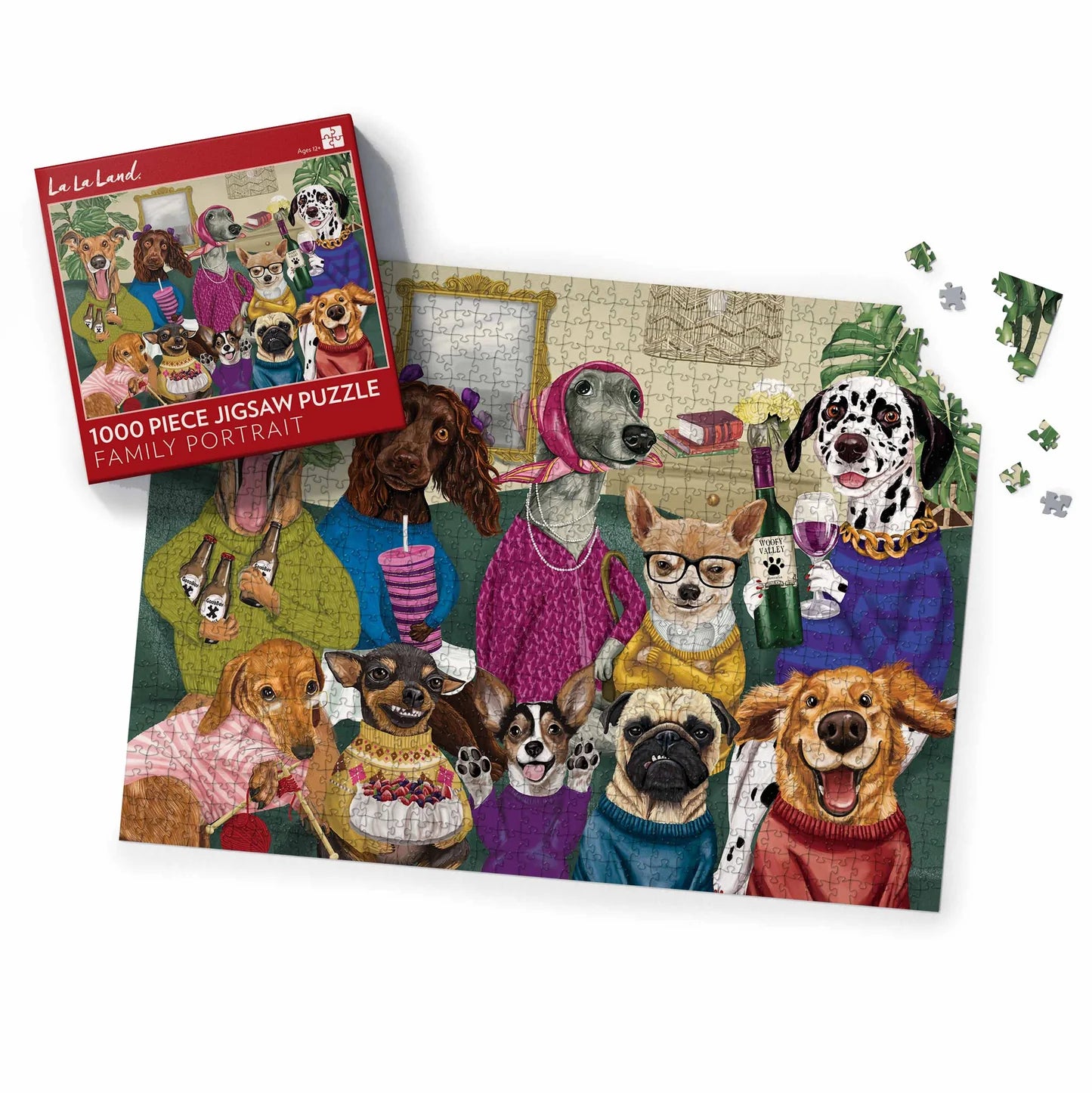 La La land 1000 Pce Puzzle Family Portrait
