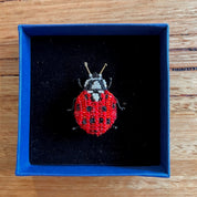 Trovelore Lady Bird Beetle Embellished Pin Brooch